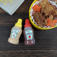 thumbnail image 3 of 6Pcs/Set Mini Ketchup Dispenser Portable Leakproof Condiment Squeeze Bottle Small Tomato Sauce Container Reusable Honey Mustard for Lunch Box, 3 of 7