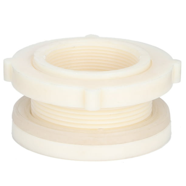 Bulkhead Tank Fitting Adapter,2in Water Tower ABS Bulkhead Tank Fitting