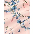 thumbnail image 6 of DARING DIVA Floral Spaghetti Straps Ruffled Sleeve Midi Dress XL Pink, 6 of 7