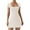White, variant on Short Sleeve Square Neck Bodycon Dress for Women Slim Fit Ribbed Mini Dress Casual Basic Stretchy Dresses