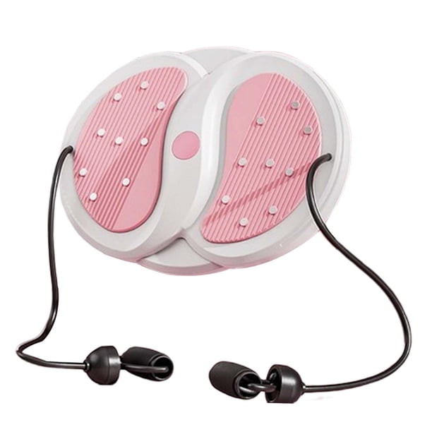 Tabla de equilibrio con disco giratorio para cintura, tabla de ejercicios con giro de cintura antideslizante Carga Rosa 350Kg