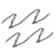 thumbnail image 5 of Cadenas de bordillo de metal BuyWeek 32,8 pies Cadenas de aluminio Resistente Duradera, 5 of 14