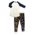 thumbnail image 4 of Lazyone Women's Soft Casual Pajama Leggings and Tall Tee Sets With Cute Fun Prints, Smore Sleep, 4 of 7