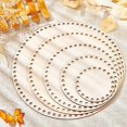 thumbnail image 6 of HONCLL 5Pieces Wooden Basket Base Blank Wooden Round Weaving Knitting Base, 6 of 11