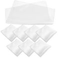 thumbnail image 5 of HAMPPLIES Satin Cloth Napkin White 8Pcs 17x17in, 5 of 8