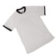 thumbnail image 2 of Camiseta de fútbol para hombre, manga corta, abotonada, con estampado de letras, transpirable, rendimiento atlético, camiseta blanca M, 2 of 15
