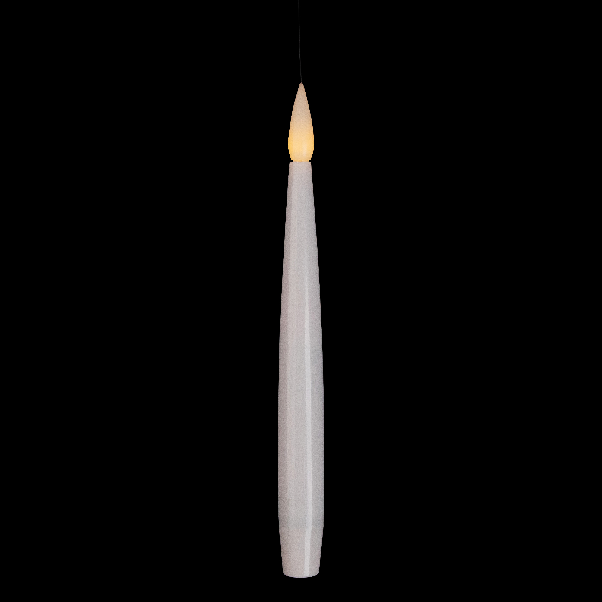 Northlight LED Flameless Flickering Floating Halloween Taper Candles - 6" - Set of 6