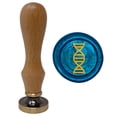 thumbnail image 1 of DNA Molecule Double Helix Science Symbol 1" (25mm) Brass Wax Stamp Sealing Seal for Wedding Invitations Envelopes, 1 of 4