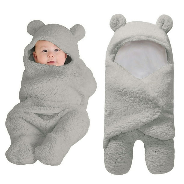 Fiudx Manta para Bebé, Suave y Transpirable, con Estampado de Dibujos Animados, para Recién Nacidos, para Niños y Niñas, Comoda de 0 a 12 Meses, con Lavado Suave, Ideal para Regalar.