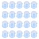 thumbnail image 2 of 20pcs Round Baked Food Case Durable Packing Box Disposable Box Saver Transparent Plastic Box With Lids (Blue), 2 of 8