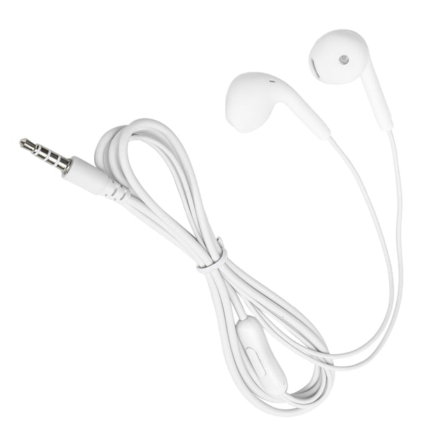 Ergonomic Small Lightweight Wired Earphone, HiFi Sound, 3.5mm Interface, Hands Free Calls, Durable ABS Material