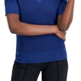 thumbnail image 3 of Alfani Womens Pointelle Polo Sweater Blazing Navy M, 3 of 3
