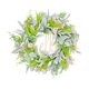 thumbnail image 5 of Corona de flores artificiales de Hello Spring, guirnalda decorativa redonda para Flores rosadas, 5 of 9