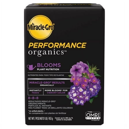 Miracle-Gro Performance Organics Blooms Plant Nutrition, 1 lb
