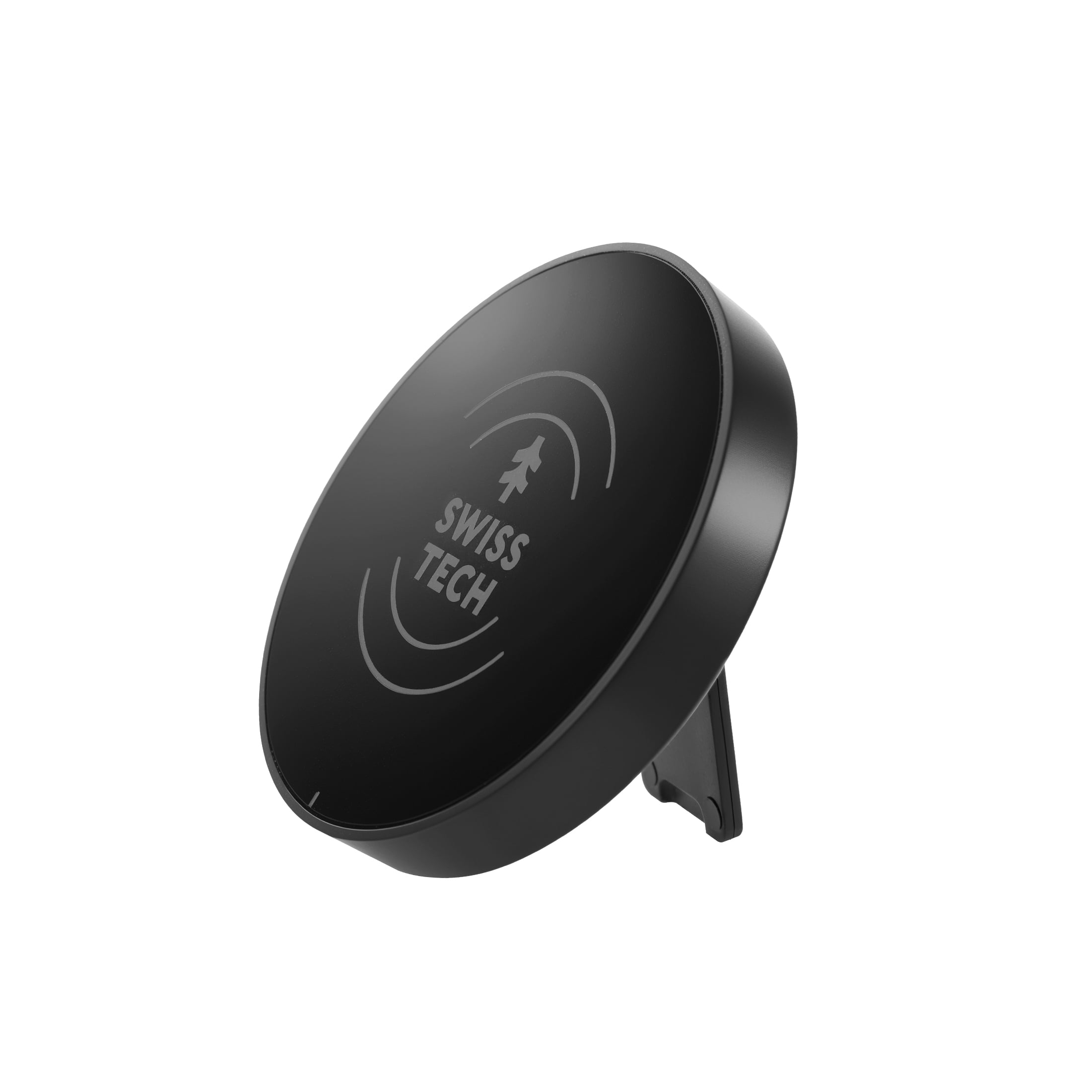 Swiss Tech Beleben 15W Magnetic Wireless Charging Pad with Stand, Fast Qi Charger