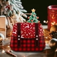 thumbnail image 4 of PRETXORVE Christmas Decor, Christmas Tree Decorations, Christmas Candy Container Handbag, Colorful Bowl Food Container for Christmas Table Decoration and Holiday Celebration, 4 of 6
