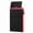 Red and black, variant on Aluminum Blocking Card Holder with Side Slide Not Theft Mechanism & Multifunctional Storage for Business Travel