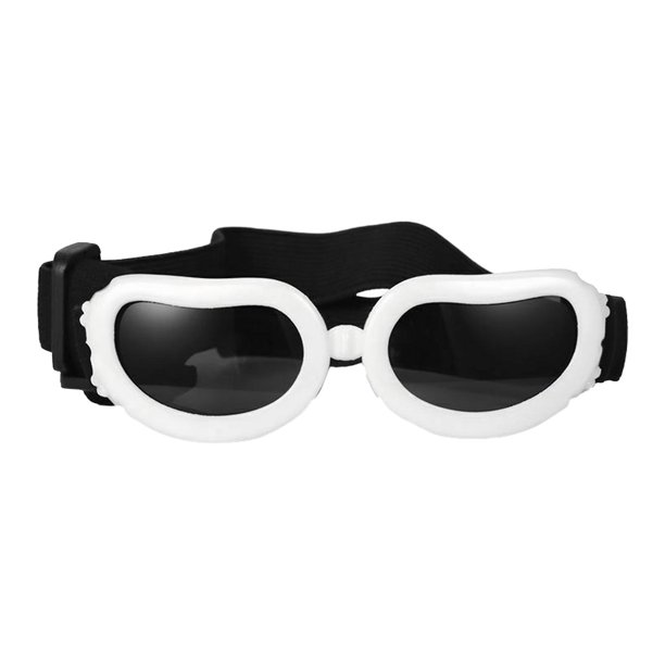 Gafas de sol para perros peque?os Protección ultravioleta Gafas Protección para los ojos con correa ajustable Agua