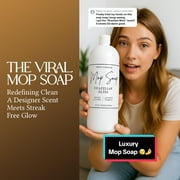 Luxury Mop Soap, Highly Scented Floor Cleaner for Hardwood, Tile, Laminate & Stone Floors, Low Suds, No Residue, Non-Toxic, 32 oz - Brazilian Bliss
