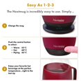 thumbnail image 4 of Taza de café Nextmug con temperatura controlada, autocalentable, 400 ml, 4 of 7
