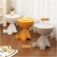 thumbnail image 5 of Creative Sofa Side Table Removable Coffee Table Cream Style Simple Household Living Room Round Table Side Table Small Table Rack Round End Side Table Outdoor, 5 of 7