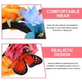 thumbnail image 5 of KAKOWELY Diadema de mariposa con flores de carnaval, accesorio floral para festivales, disfraz de Halloween, elegante decoración para el cabello para mujeres, 5 of 5