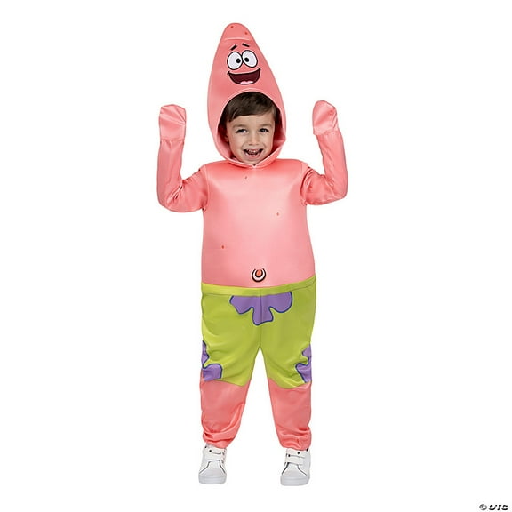 SpongeBob Boys' Patrick Halloween Deluxe Costume Jumpsuit - Pink One Size