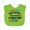 Apple Green, variant on Inktastic My Grandma Has Waited a Long Time for Me Boys or Girls Baby Bib