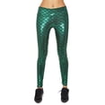 thumbnail image 2 of Womens Soft Lightweight Leggings Solid Color High Waisted Basic Tummy Control Yoga Pants, 2 of 4