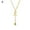 E, variant on QHUDLV Stainless Steel Letter Necklace,26 Initial Drops,Women Fashion Chain