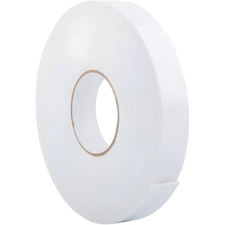 ICERUN Double Sided White PE Foam Tape-Outdoor and Indoor Heavy Duty Strong Weatherproof Adhesive Tape for Decorative,Car & Gap Filling Mountings,Home Decor,Office Decor (33 Ft Long,Wide 1.18 in)