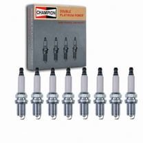 8 pc Champion 7545 Double Platinum Spark Plugs for NLP100290L RC8PYPB4 Ignition Wire Secondary Fits select: 2004-2011 TOYOTA CAMRY, 1998-2011 HONDA CIVIC