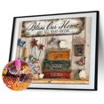 thumbnail image 2 of Inglés 5D DIY Diamond Painting Kits Full Round Drill Decor Hugtrwg Para estrenar, 2 of 9