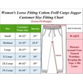 thumbnail image 5 of 3-Pack Women's Cotton Flex Stretch Cargo Jogger Pants (Sizes, S-2XL), 5 of 5