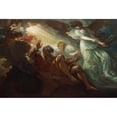 thumbnail image 3 of Benjamin West 24x18 Black Modern Framed Museum Art Print Titled - Moses Shown the Promised Land (1801), 3 of 5
