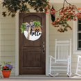 thumbnail image 5 of QccHieUs Decorative Door Signs 12inch Door Hanger for Festival Garden Decoration Brown Brown White, 5 of 8