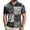 Dark Gray, variant on Mens Halloween Golf Polo Shirts, Classic Printed Cartoon Short Sleeve Polo Shirts Casual Streetwear