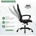 thumbnail image 5 of PC Gaming Chair Office Chair High Back Chair Ergonomic Computer Desk Chair Racing Chair for Women Men, PU Leather Chair Height Adjustable Task Chair w/Metal Base Headrest Armrest (), 5 of 7