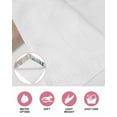 thumbnail image 6 of Teal Blue Tulips Kitchen Dish Towels for Drying Dishes Set of 2, Spring Floral Barn Doors Vintage Wood Beige Waffle Weave Microfiber Hand Tea Bathroom Towels Quick Dry & Absorbent Towel 15.7x23.6, 6 of 7