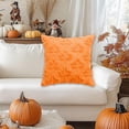 thumbnail image 3 of Maple Leaf Fall Pillow Covers 20x20 Inch Autumn Harvest Decorative Throw Pillow Cases Soft Plush Polyester Couch Cushion Covers for Farmhouse Sofa Bed Room Home Decor Orange Seasonal, 3 of 4