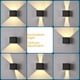 thumbnail image 4 of Lámpara de pared para exteriores, impermeable, led, para exteriores, simple, de doble cabezal, súper brillante, para pared exterior, pilar de villa, lámpara de patio, lámpara de lavado de, 4 of 5