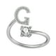 thumbnail image 2 of Xihbxyly Collar con El Alfabeto de Moda, Elegante Colgante de Letras de Cobre con Incrustaciones de Diamantes de Imitación, Accesorio Ajustable, Regalo de Boda, Ideal para Mamás, Novias y Amigas., 2 of 2