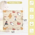 thumbnail image 2 of SKYSONIC Cool Cat Baby Muslin Washcloths Face Towel, Hohoho Burp Cloths Cotton Wipes 5 PCS Infant Wash Cloth for Newborn Boys Girls 12"x12", 2 of 7