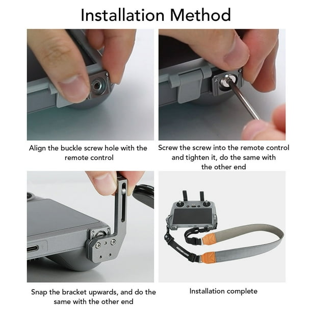 Cordon De Control Remoto Para Drones Correa Universal Ajustable Para Controlador De Drones Para Mini 4 Pro Walmart en linea