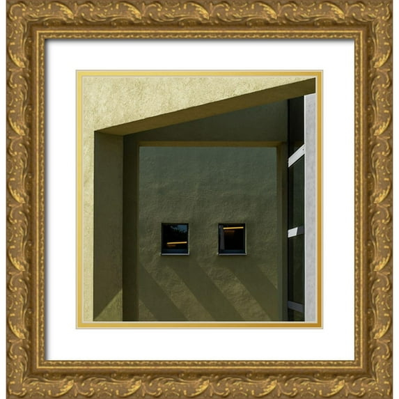 Joosten, Lus 20x21 Gold Ornate Wood Framed with Double Matting Museum Art Print Titled - Light and shadow play