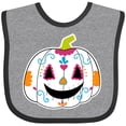 thumbnail image 3 of Inktastic Day Of The Dead Pumpkin Boys or Girls Baby Bib, 3 of 4