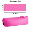 thumbnail image 5 of Inflatable Lounge Chair, Camping Inflatable Sofa Portable, Waterproof, Leak-Proof Ideal for Outdoor Use, Beach, Hiking, Picnics, Music Festivals, 5 of 9