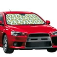 thumbnail image 2 of Kdxio Avocado Sleeping Print Front Windshield Sun Shade,Folding Auto Sunshade for Car Truck SUV-Medium, 2 of 5