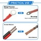 thumbnail image 2 of 1 Pc Cable Inversor de Batería 10 AWG Gauge 8FT 3/8" Lug Cable de Batería Universal para Automóvil Vehículo Barco RV Solar Cobre Estañado Rojo, 2 of 7