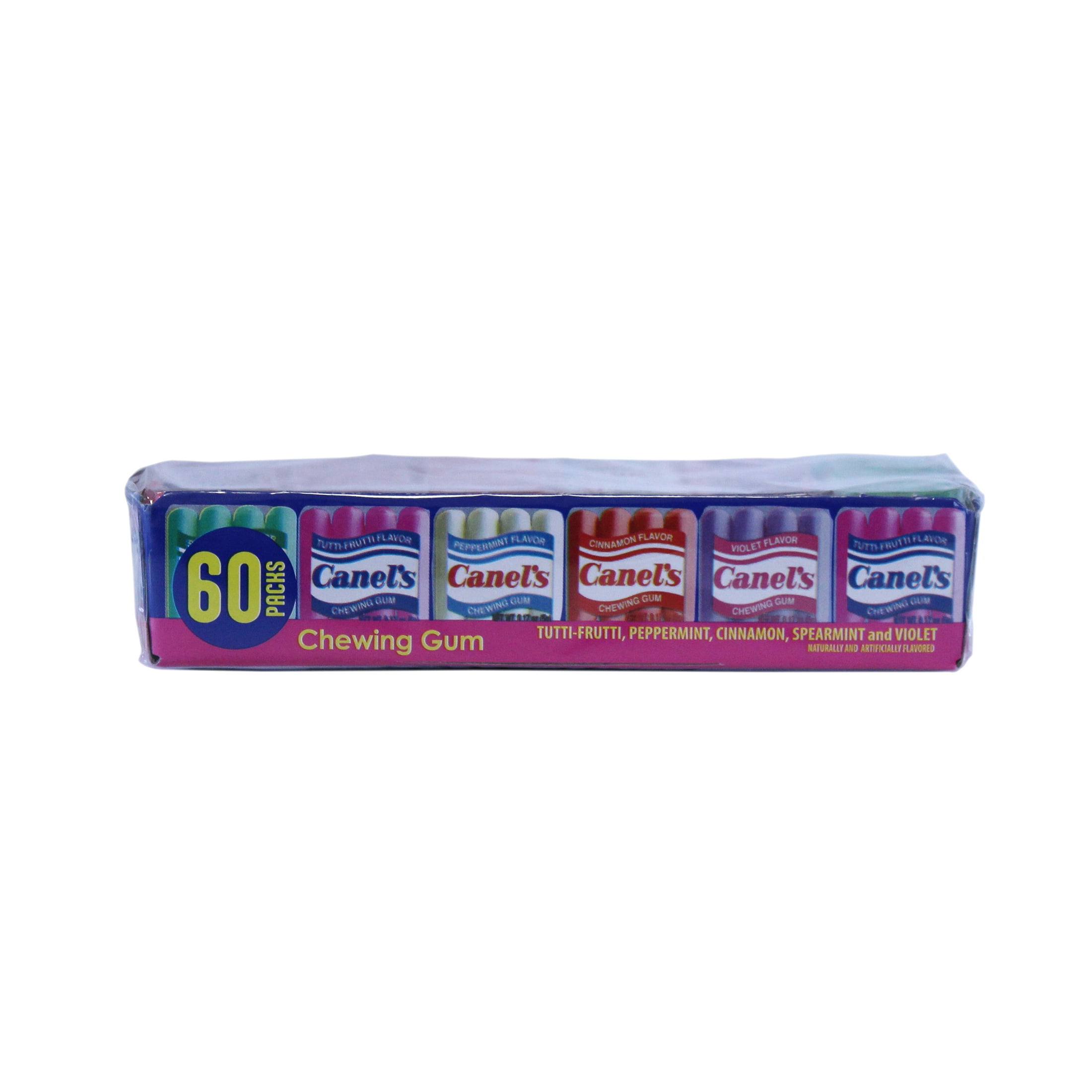 (3 pack) Canel's Assorted Flavors Chewing Gum Display, 0.17 oz